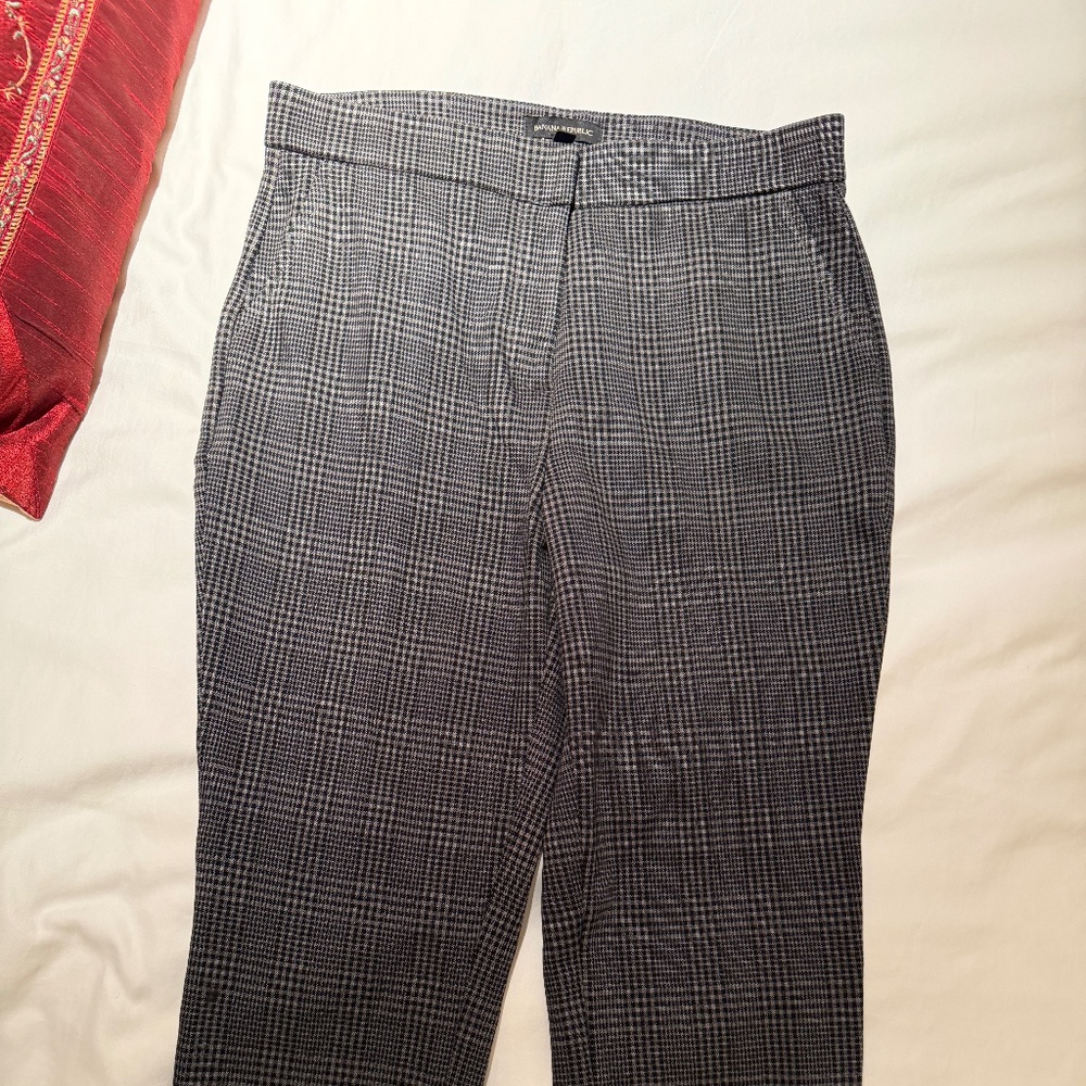 Business Dress Pants Plaid Crops